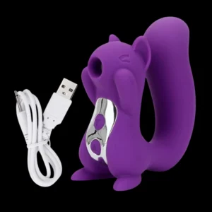 Mini Squirrel sucker & Vibrator Women Massager body-safe material