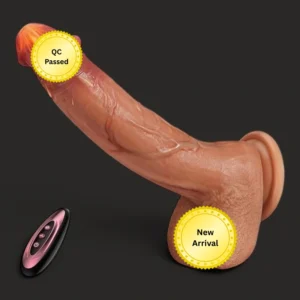 Realistic Thrusting & Vibrating Dildo With Remote & Strong Suction