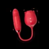 Rose Thrusting & Sucking Vibrator – 3-in-1 Toy body-safe material