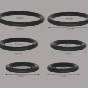 Silicone Penis Ring Set for Men (Multi-Size Pack) Premium