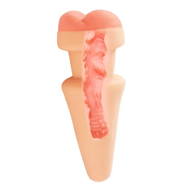 2-in-1 Large Anal Butt Plug & Male Masturbator-3