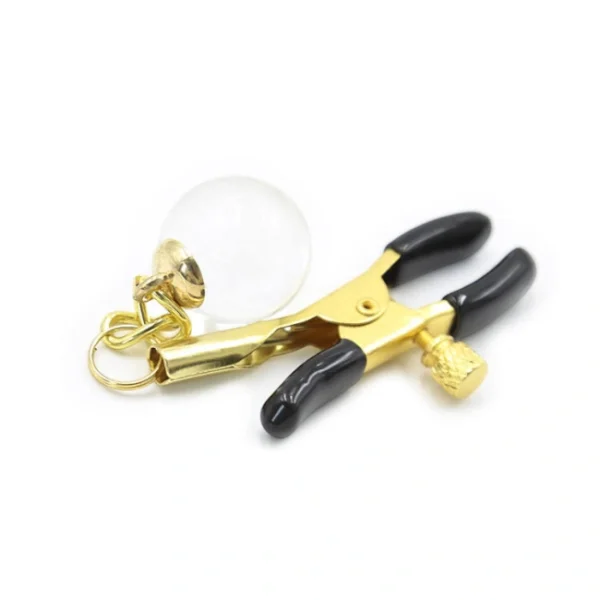Adjustable Nipple Clamps with Ball Weights & Chain -5