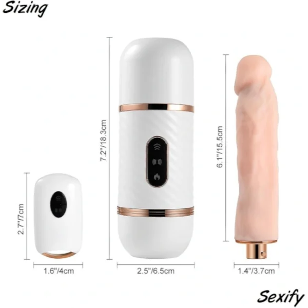 Automatic Thrusting Sex Machine with Heating & Remote -3