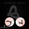 Delay Penis Ring with Textured Design