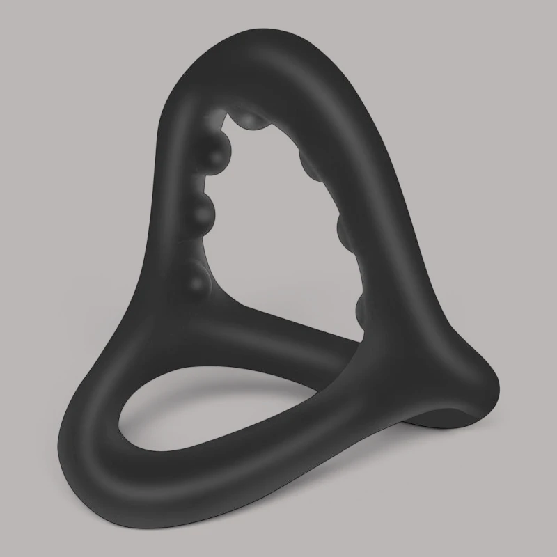 Delay Penis Ring with Textured Design