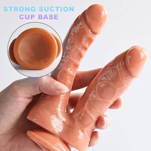 Double Dildo with Suction Cup-2