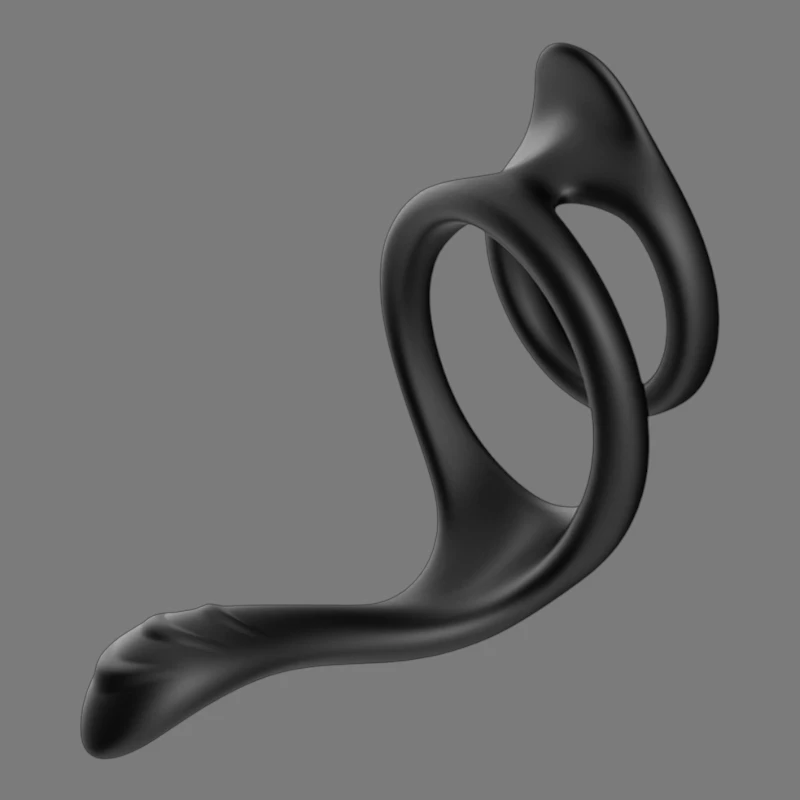 Double Loop Silicone Cock Ring