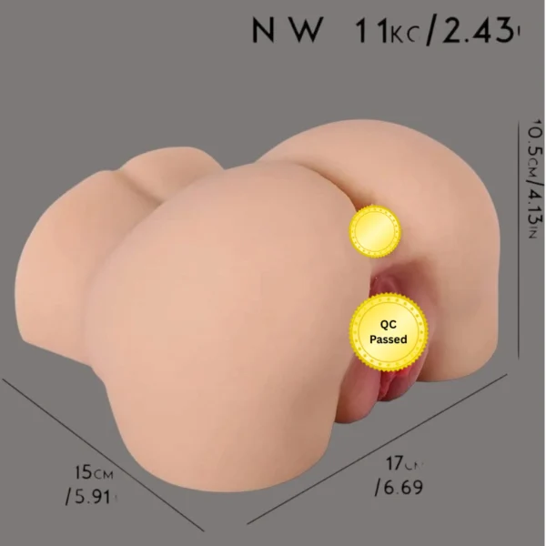 Dual-Channel Hip Sex Doll body-safe material