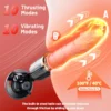 HeatWave 10-Mode Thrusting & Vibrating Dildo Machine-1