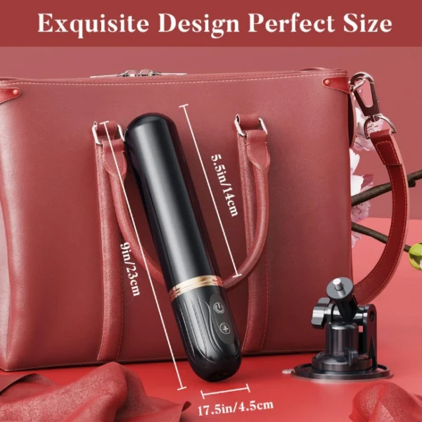 HeatWave 10-Mode Thrusting & Vibrating Dildo Machine-2