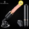 HeatWave 10-Mode Thrusting & Vibrating Dildo Machine body-safe material