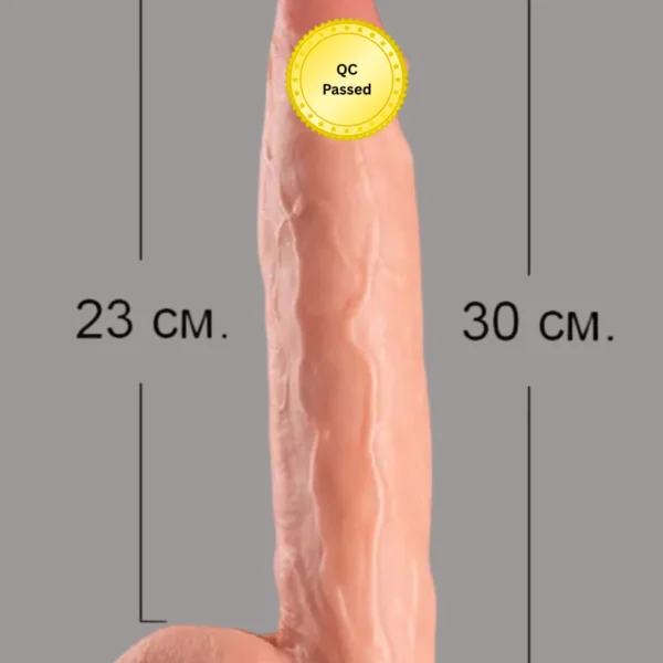 Large Dildo with Suction Cup body-safe material