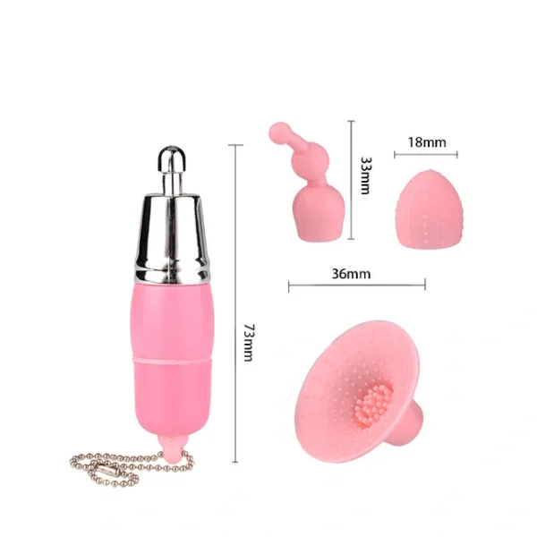 Mini Vibrator with Interchangeable Heads-1