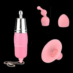 Mini Vibrator with Interchangeable Heads