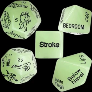 Sex Dice Game for Couples Glow in the Dark