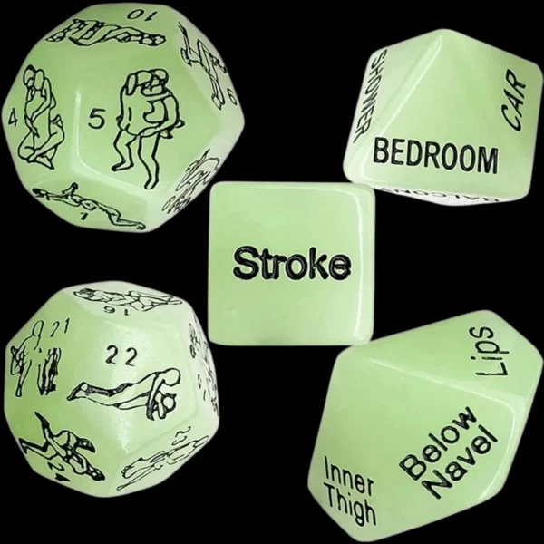 Sex Dice Game for Couples Glow in the Dark