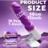 Telescopic Thrusting Dildo Machine with Suction Cup-1
