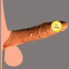 Textured Penis Extender Sleeve body-safe silicone