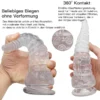 Transparent Tentacle Dildo with Large Anal Butt Plug-1