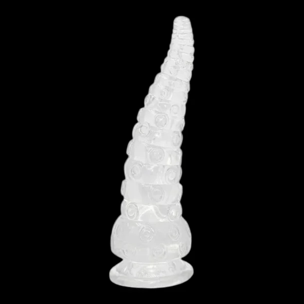 Transparent Tentacle Dildo – Large Anal Plug body-safe material